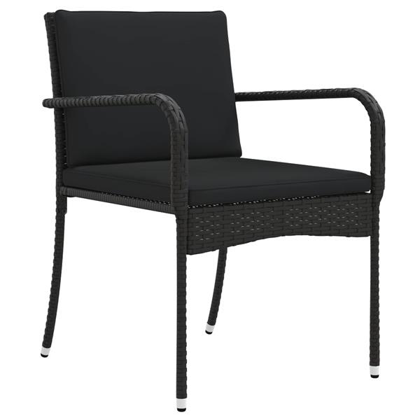 Grote foto vidaxl tuin set met kussen staal tuin en terras tuinmeubelen