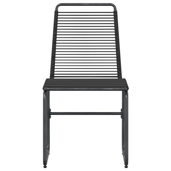 Grote foto vidaxl tuinstoelen 2 pcs zwart 48 x 55 x 89 5 cm rattan tuin en terras tuinmeubelen