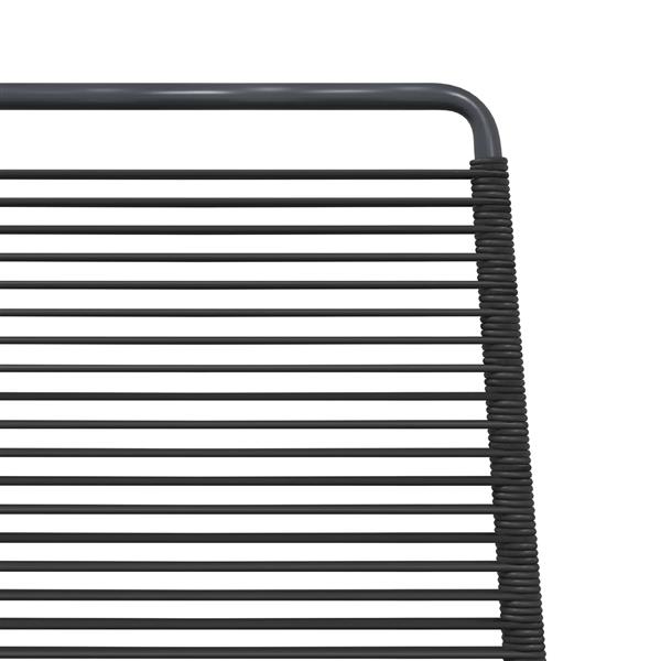 Grote foto vidaxl tuinstoelen 2 pcs zwart 48 x 55 x 89 5 cm rattan tuin en terras tuinmeubelen