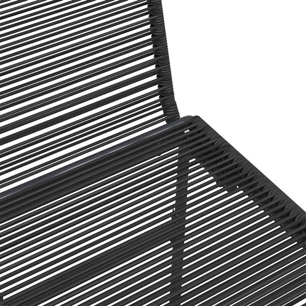 Grote foto vidaxl tuinstoelen 2 pcs zwart 48 x 55 x 89 5 cm rattan tuin en terras tuinmeubelen