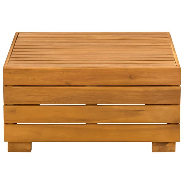 Grote foto vidaxl 2 delige tuin loungeset massief acaciahout bruin tuin en terras tuinmeubelen