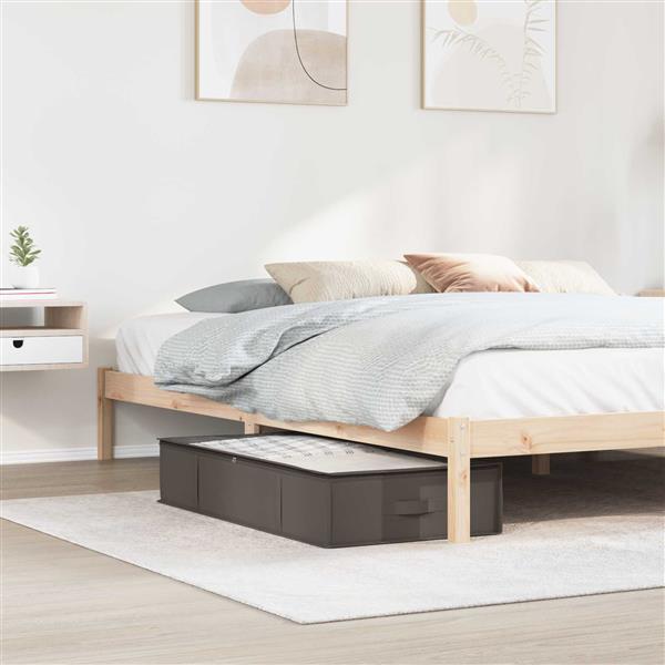 Grote foto vidaxl opbergdoos met transparant bovenvenster 6 stuks grijs doe het zelf en verbouw materialen en producten