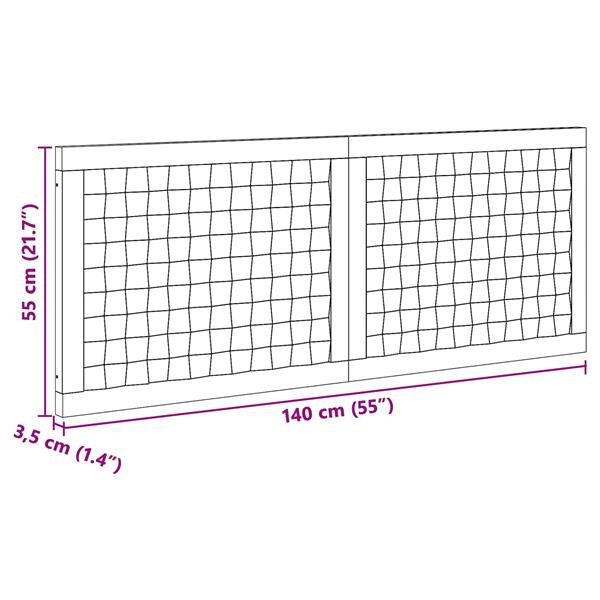 Grote foto vidaxl hoofdbord naturel massief teakhout antiek en kunst stoelen en banken