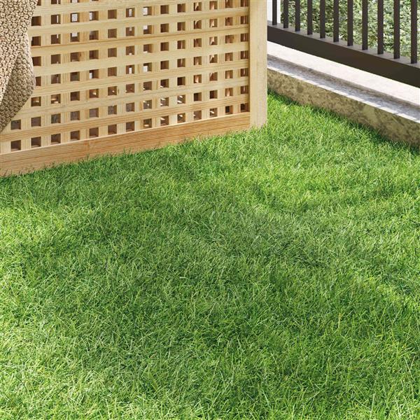 Grote foto vidaxl kunstgras groen 1 x 8 m 50 mm pp pe tuin en terras sierplanten