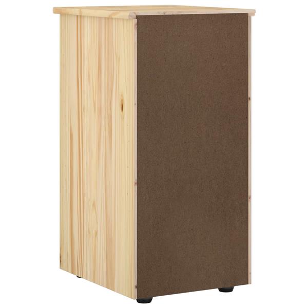 Grote foto vidaxl kast bruin 34 x 39 x 61 5 cm massief vurenhout huis en inrichting overige