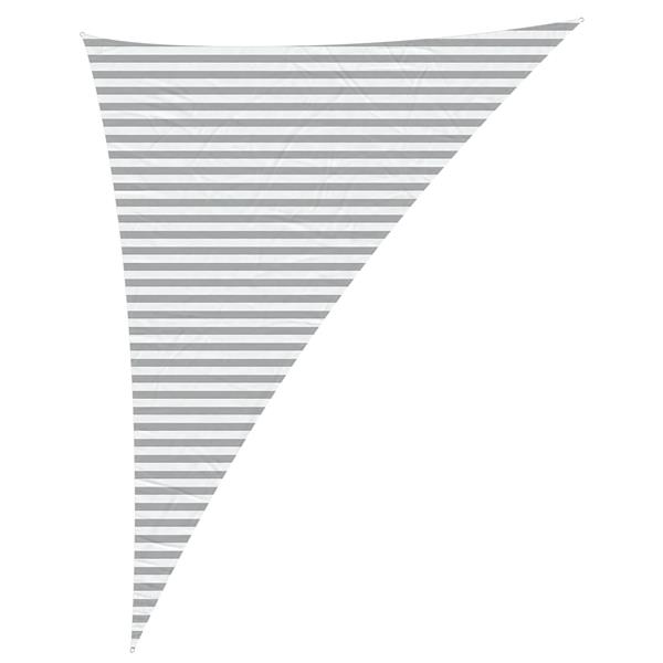 Grote foto vidaxl zonneschaduwzeil lichtgrijs en wit. 4 x 5 x 6 4 m tuin en terras overige tuin en terras