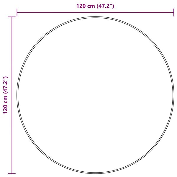 Grote foto vidaxl vloerkleedloper marsa geel 120 x 120 cm polyester en pvc huis en inrichting vloerbedekking en kleden