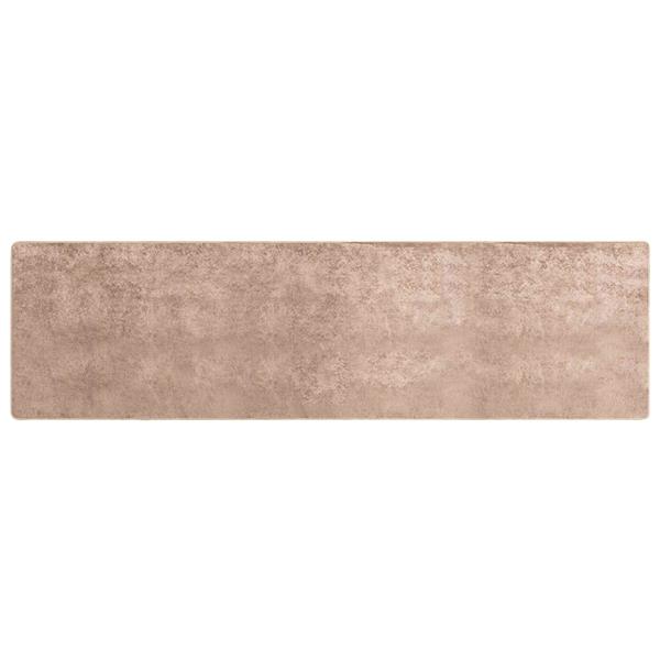 Grote foto vidaxl vloerkleedloper marsa zand 80 x 350 cm polyester en pvc huis en inrichting vloerbedekking en kleden