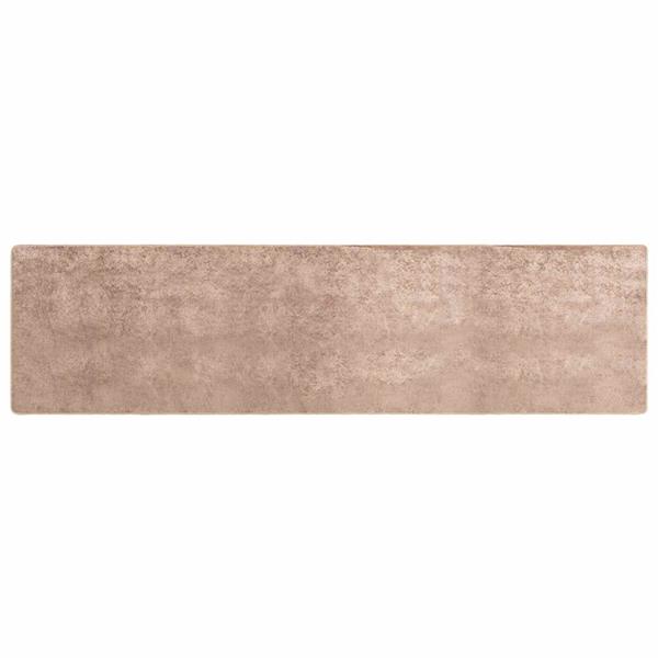 Grote foto vidaxl vloerkleedloper marsa zand 80 x 300 cm polyester en pvc huis en inrichting vloerbedekking en kleden