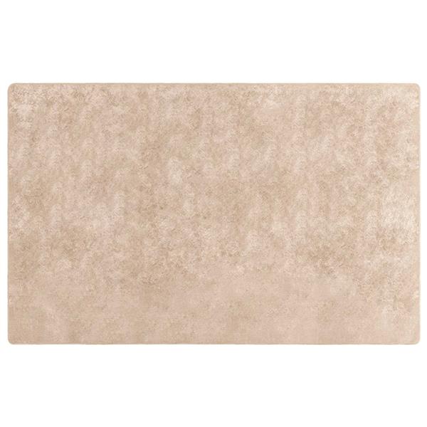 Grote foto vidaxl vloerkleedloper marsa beige 150 x 230 cm polyester en pvc huis en inrichting vloerbedekking en kleden