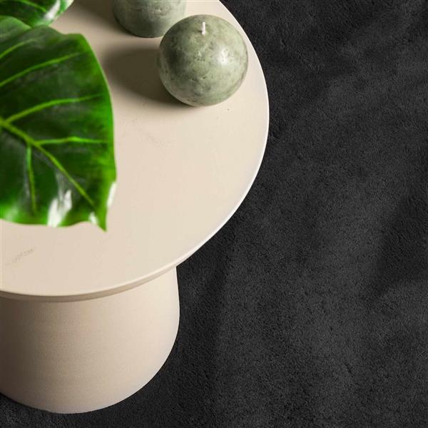 Grote foto vidaxl medium pile zachte en wasbare tapijt huarte zwart 750 x 80 cm huis en inrichting vloerbedekking en kleden