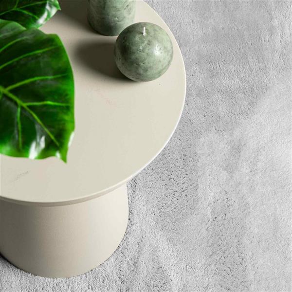 Grote foto vidaxl medium pile zachte en wasbare tapijt huarte grijs 400 x 80 cm huis en inrichting vloerbedekking en kleden