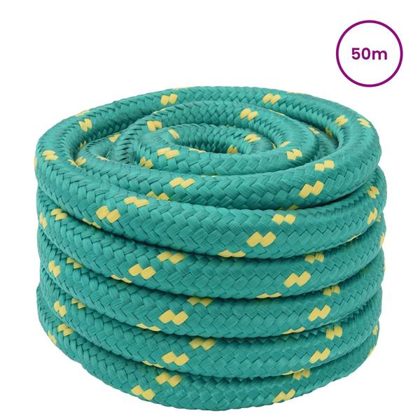 Grote foto vidaxl boottouw groen pp doe het zelf en verbouw materialen en producten