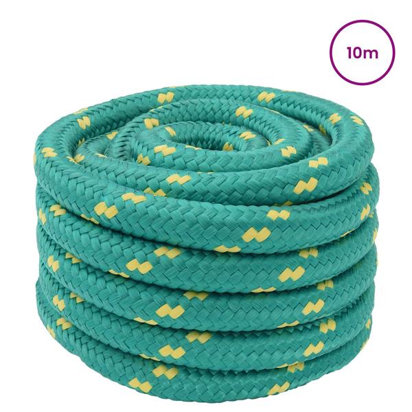 Grote foto vidaxl boottouw groen pp doe het zelf en verbouw materialen en producten