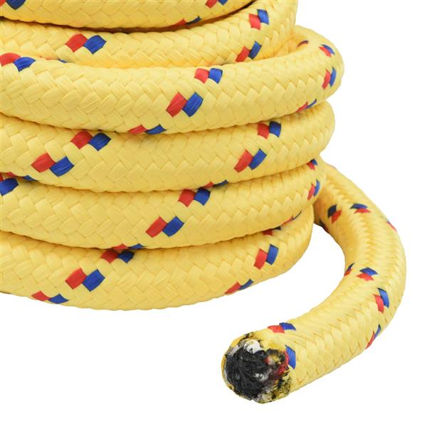 Grote foto vidaxl boottouw geel pp doe het zelf en verbouw materialen en producten