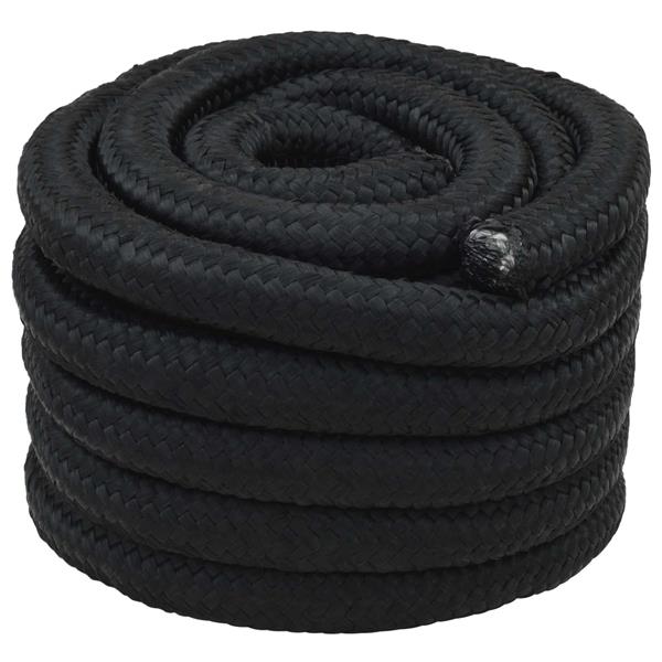 Grote foto vidaxl boottouw volledig zwart pp doe het zelf en verbouw materialen en producten