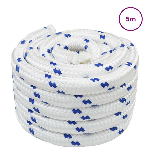 Grote foto vidaxl boottouw wit pp doe het zelf en verbouw materialen en producten