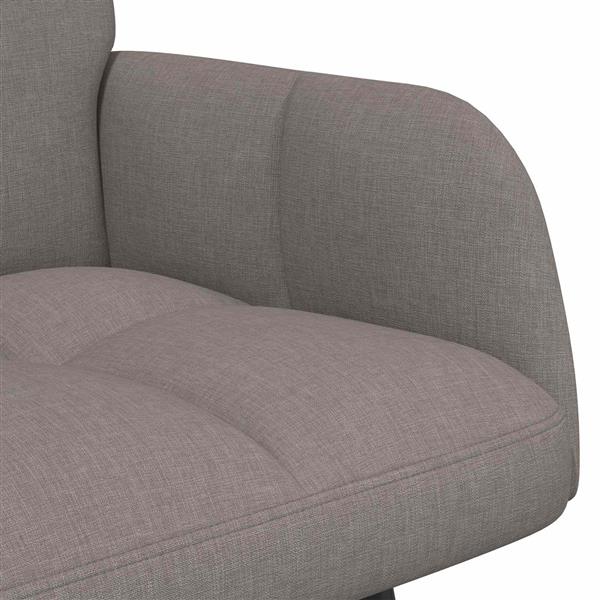 Grote foto vidaxl twee persoons sofa taupe 115 x 61 x 87 cm stof huis en inrichting bankstellen
