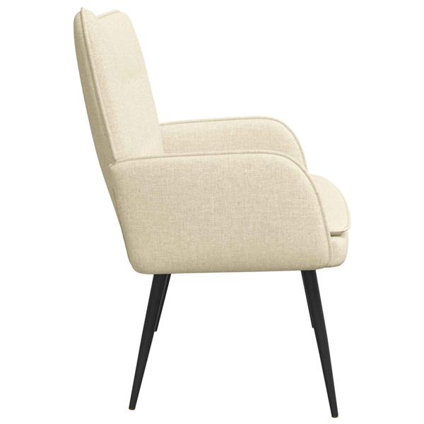 Grote foto vidaxl 2 zits sofa cr me 115 x 61 x 87 cm stof huis en inrichting bankstellen