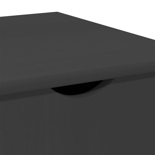 Grote foto vidaxl rolling kast met wiel grijs 34 x 39 x 65 5 cm massief vurenhout huis en inrichting overige