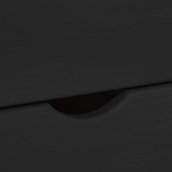 Grote foto vidaxl rolling kast zwart 34 x 39 x 65 5 cm massief grenenhout huis en inrichting overige