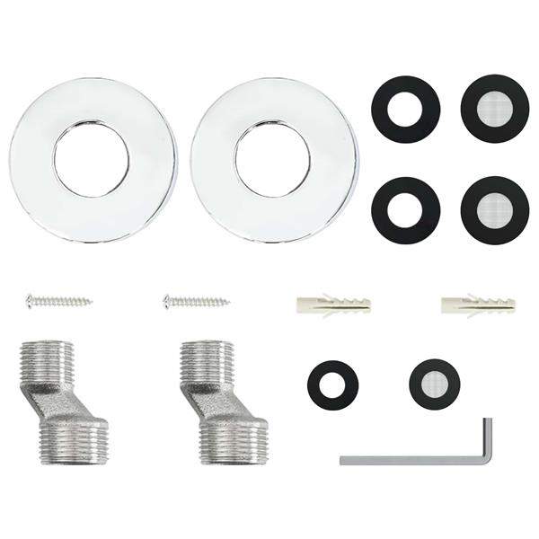 Grote foto vidaxl thermostatisch douchesysteem set chroom 27 x 43 5 x 83 cm doe het zelf en verbouw sanitair