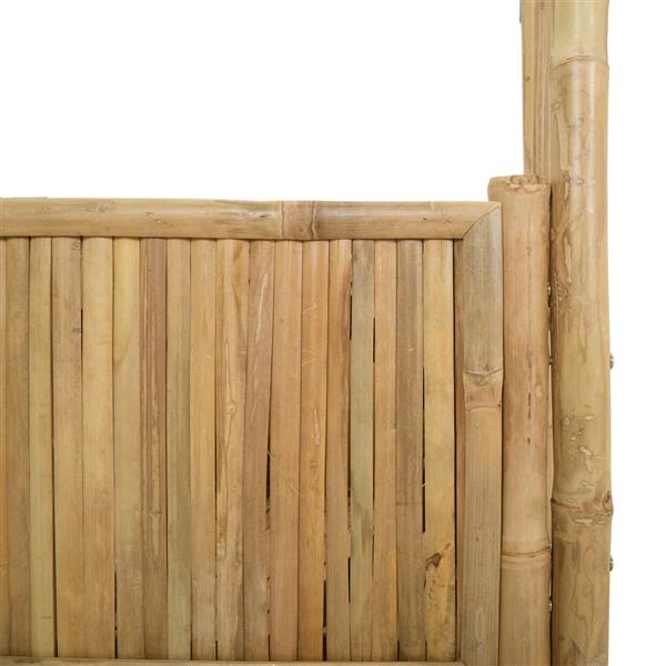 Grote foto vidaxl tuin boog naturel 177 x 40 x 205 cm bamboe tuin en terras overige tuin en terras