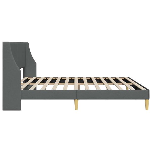 Grote foto vidaxl bedframe met hoofdeinde aansluitplaat antiek en kunst stoelen en banken