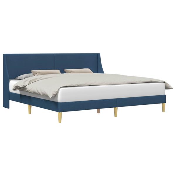 Grote foto vidaxl bedframe met hoofdeinde aansluitplaat antiek en kunst stoelen en banken