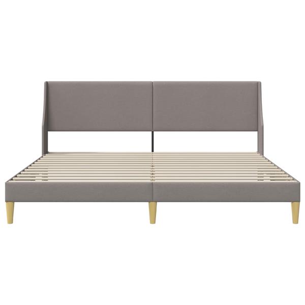 Grote foto vidaxl bedframe met hoofdeinde aansluitplaat antiek en kunst stoelen en banken