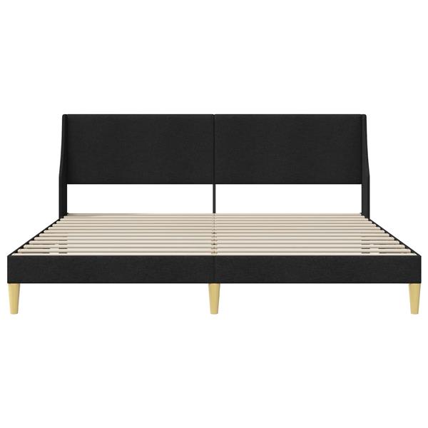 Grote foto vidaxl bedframe met hoofdeinde aansluitplaat antiek en kunst stoelen en banken