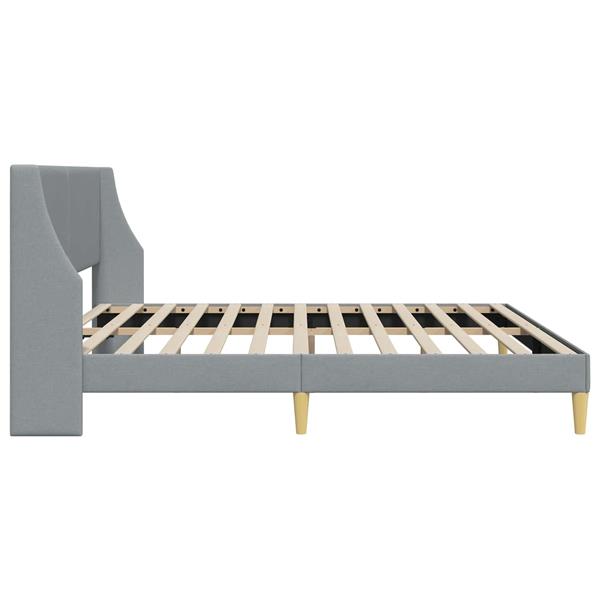 Grote foto vidaxl bedframe met hoofdeinde aansluitplaat antiek en kunst stoelen en banken