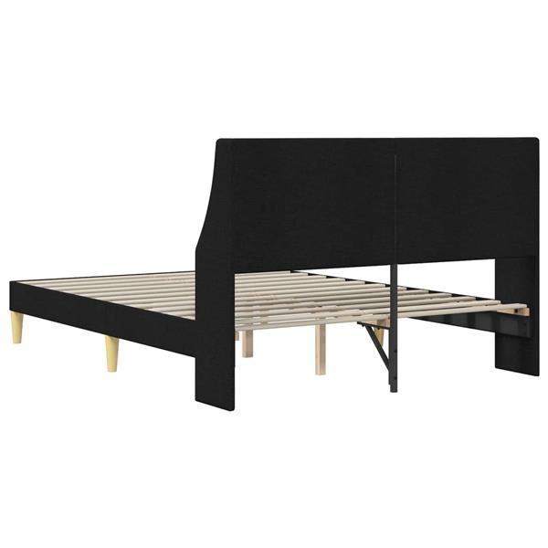 Grote foto vidaxl bedframe met hoofdeinde aansluitplaat antiek en kunst stoelen en banken