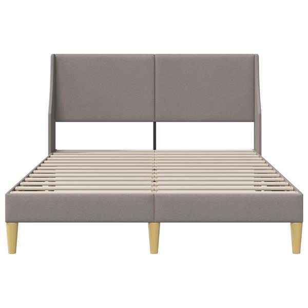 Grote foto vidaxl bedframe met hoofdeinde aansluitplaat antiek en kunst stoelen en banken
