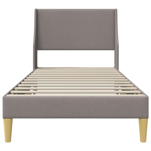 Grote foto vidaxl bedframe met hoofdeinde aansluitplaat antiek en kunst stoelen en banken
