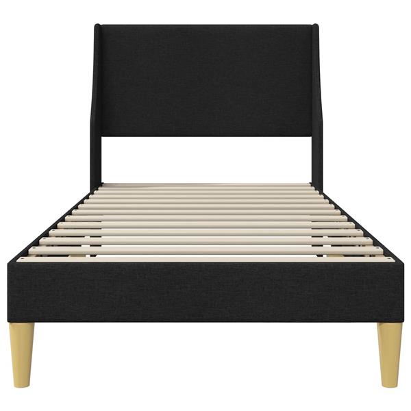 Grote foto vidaxl bedframe met hoofdeinde aansluitplaat antiek en kunst stoelen en banken