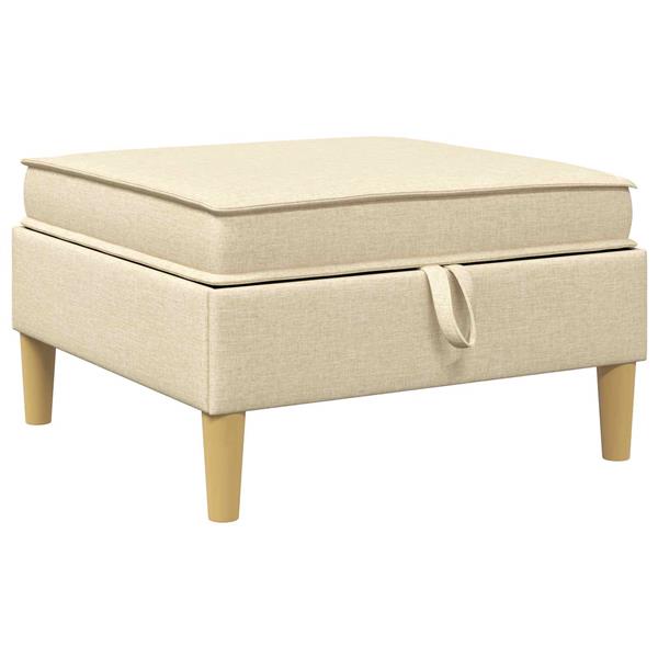 Grote foto vidaxl bank met opslag stof huis en inrichting bankstellen
