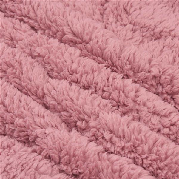 Grote foto vidaxl zomer dekbed roze 135 x 200 cm microfiber en teddy fleece huis en inrichting bedden