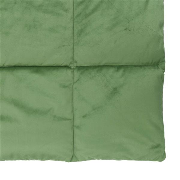 Grote foto vidaxl winter dekbed gekwilt groen 135 x 200 cm microfiber huis en inrichting bedden