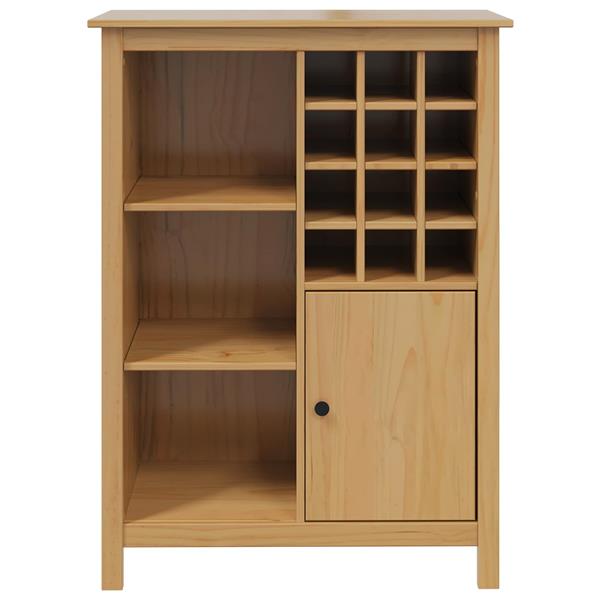 Grote foto vidaxl wijnkast hill honingbruin 79.5 x 40 x 107.5 cm huis en inrichting woningdecoratie