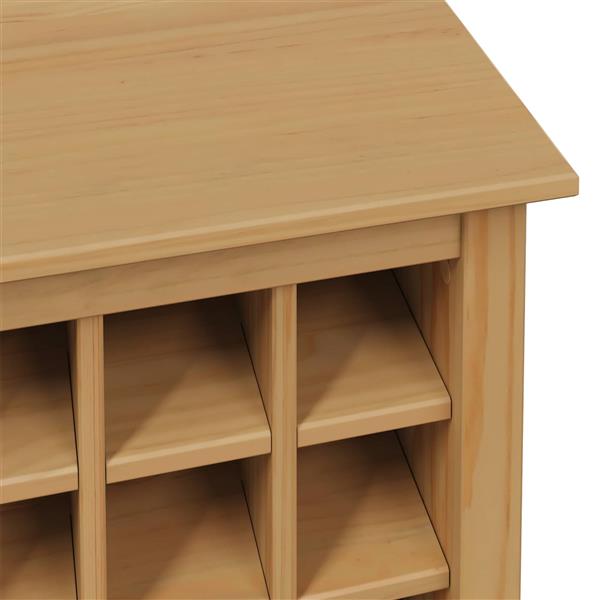 Grote foto vidaxl wijnkast hill honingbruin 79.5 x 40 x 107.5 cm huis en inrichting woningdecoratie