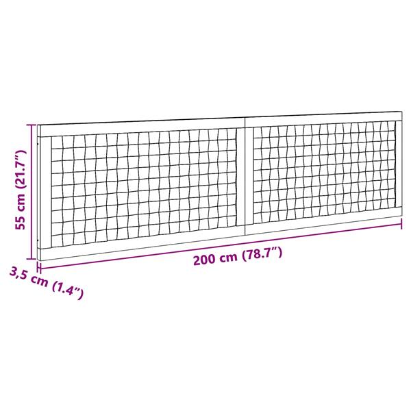 Grote foto vidaxl hoofdbord naturel massief teakhout antiek en kunst stoelen en banken
