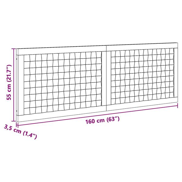 Grote foto vidaxl hoofdbord naturel massief teakhout antiek en kunst stoelen en banken
