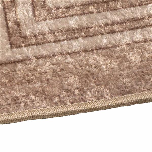 Grote foto vidaxl vloerkleedloper marsa wit 100 x 450 cm polyester en pvc huis en inrichting vloerbedekking en kleden