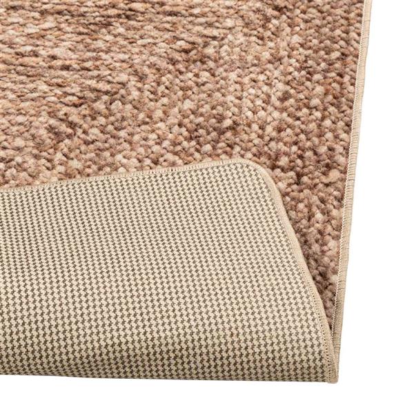 Grote foto vidaxl vloerkleedloper marsa geel 190 x 300 cm polyester en pvc huis en inrichting vloerbedekking en kleden