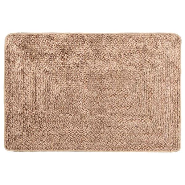 Grote foto vidaxl vloerkleedloper marsa geel 120 x 170 cm polyester en pvc huis en inrichting vloerbedekking en kleden