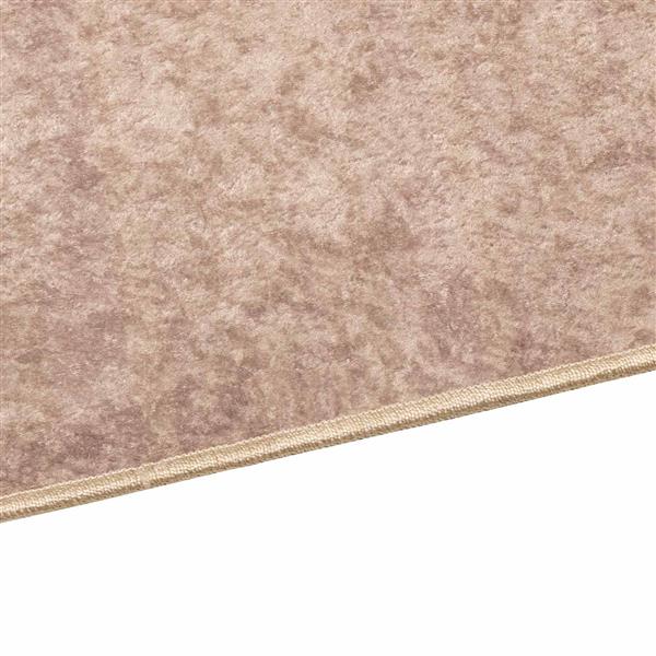 Grote foto vidaxl vloerkleedloper marsa zand 150 x 230 cm polyester en pvc huis en inrichting vloerbedekking en kleden