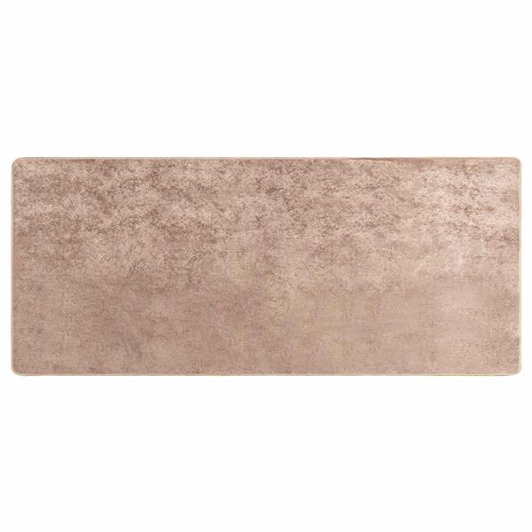 Grote foto vidaxl vloerkleedloper marsa zand 100 x 200 cm polyester en pvc huis en inrichting vloerbedekking en kleden