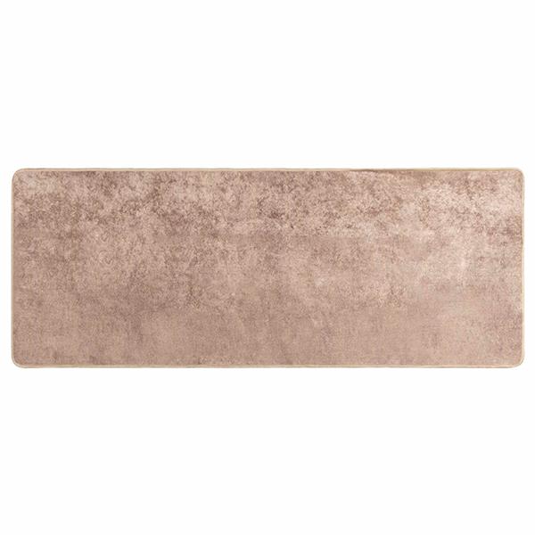 Grote foto vidaxl vloerkleedloper marsa zand 80 x 200 cm polyester en pvc huis en inrichting vloerbedekking en kleden