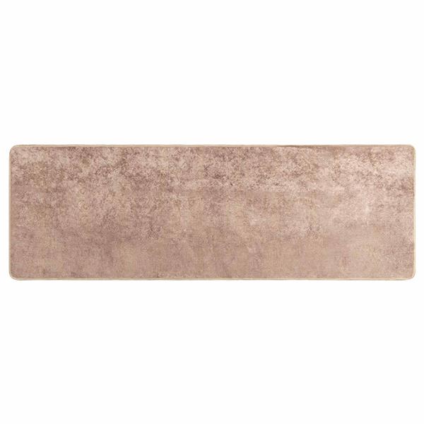 Grote foto vidaxl vloerkleedloper marsa zand 50 x 150 cm polyester en pvc huis en inrichting vloerbedekking en kleden